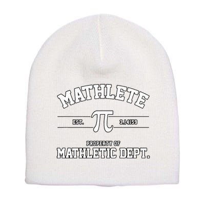 Mathlete Mathletic Department Short Acrylic Beanie