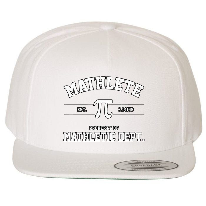 Mathlete Mathletic Department Wool Snapback Cap