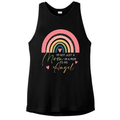 Mom Mothers Day Gifts IM A Mom To An Angel Mama Mothers Day Ladies PosiCharge Tri-Blend Wicking Tank