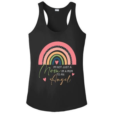 Mom Mothers Day Gifts IM A Mom To An Angel Mama Mothers Day Ladies PosiCharge Competitor Racerback Tank