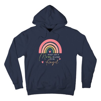 Mom Mothers Day Gifts IM A Mom To An Angel Mama Mothers Day Hoodie