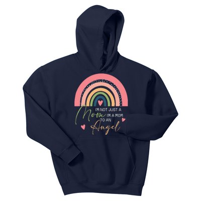 Mom Mothers Day Gifts IM A Mom To An Angel Mama Mothers Day Kids Hoodie