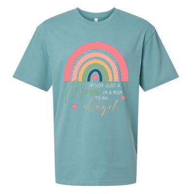 Mom Mothers Day Gifts IM A Mom To An Angel Mama Mothers Day Sueded Cloud Jersey T-Shirt