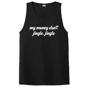 My Money Don't Jiggle Jiggle It Folds Viral Meme Pop Culture Gift PosiCharge Competitor Tank