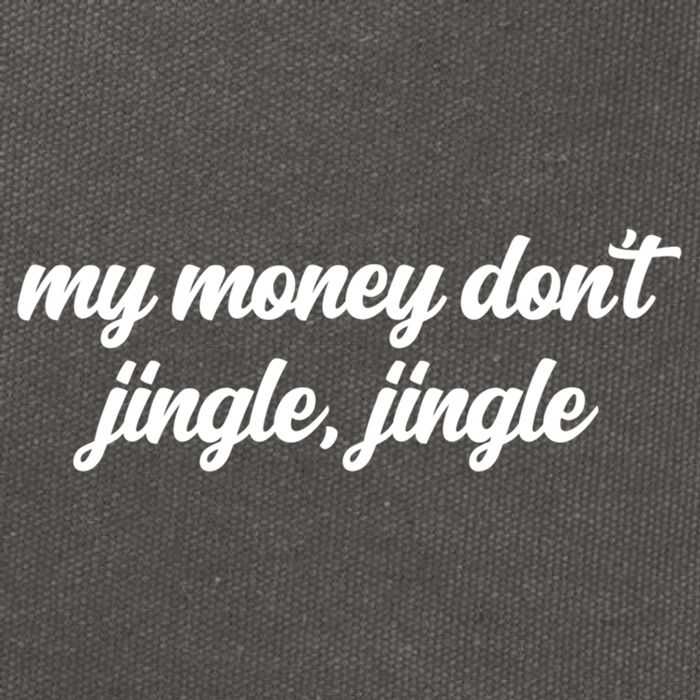My Money Don't Jiggle Jiggle It Folds Viral Meme Pop Culture Gift Cotton Canvas Backpack