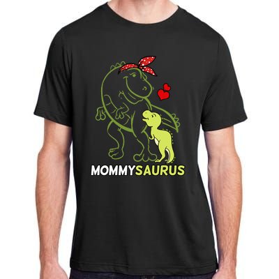 Mommysaurus Mommy Dinosaur Baby Mommy Mother's Day Adult ChromaSoft Performance T-Shirt