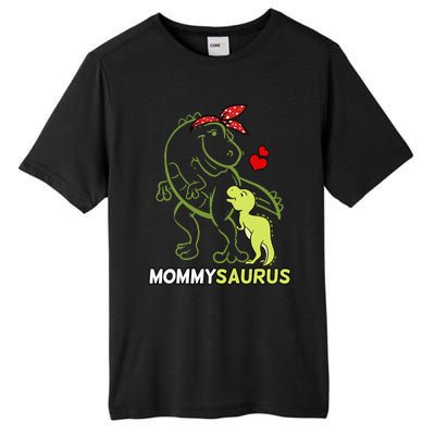 Mommysaurus Mommy Dinosaur Baby Mommy Mother's Day Tall Fusion ChromaSoft Performance T-Shirt