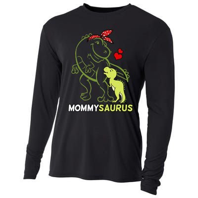 Mommysaurus Mommy Dinosaur Baby Mommy Mother's Day Cooling Performance Long Sleeve Crew