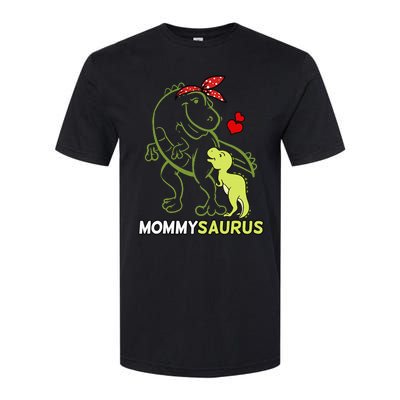 Mommysaurus Mommy Dinosaur Baby Mommy Mother's Day Softstyle CVC T-Shirt