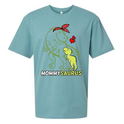 Mommysaurus Mommy Dinosaur Baby Mommy Mother's Day Sueded Cloud Jersey T-Shirt