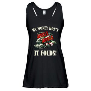 My Money Don't Jiggle Jiggle It Folds Funny Meme Humor Ladies Essential Flowy Tank