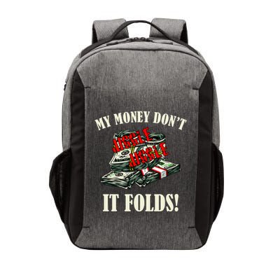 My Money Don't Jiggle Jiggle It Folds Funny Meme Humor Vector Backpack