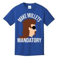 Make Mullets Datory Gift Funny Redneck Mullet 80s Hairstyle Gift Kids T-Shirt