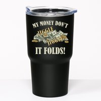 My Money Don't Jiggle Jiggle It Folds Gold Funny Meme Tumbler