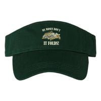 My Money Don't Jiggle Jiggle It Folds Gold Funny Meme Visor
