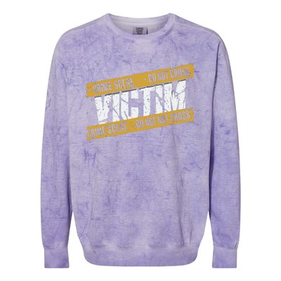 Murder Mystery Detective Documentary True Crime Colorblast Crewneck Sweatshirt