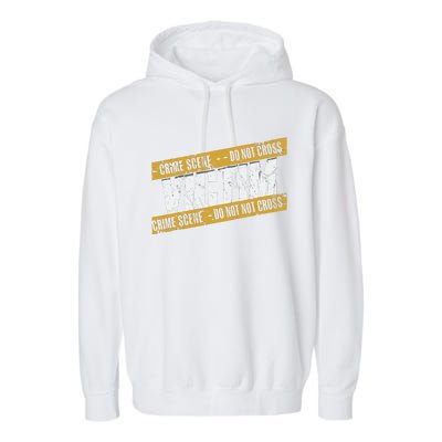 Murder Mystery Detective Documentary True Crime Garment-Dyed Fleece Hoodie