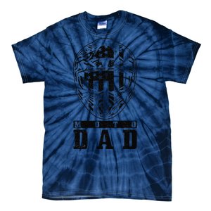 Motocross Moto Dad Dirt Bike Racing MX Biker Fathers Day Tie-Dye T-Shirt