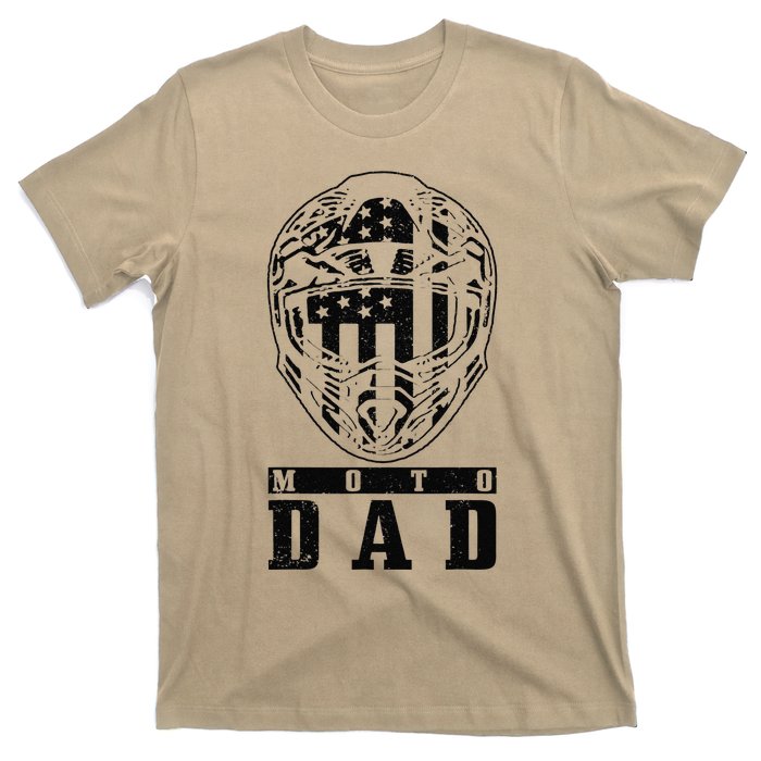 Motocross Moto Dad Dirt Bike Racing MX Biker Fathers Day T-Shirt