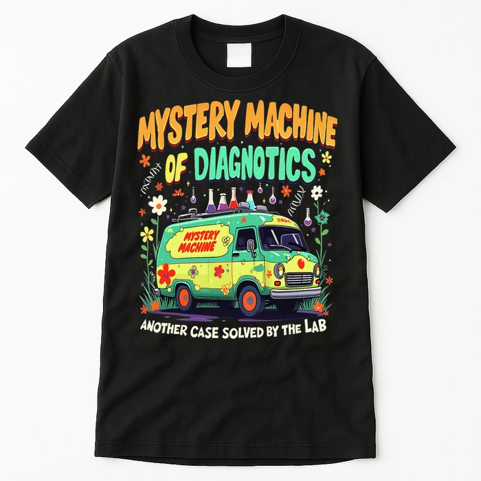 Mystery Machine Diagnostics Lab Tech Week 2025 Tall T-Shirt