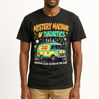 Mystery Machine Diagnostics Lab Tech Week 2025 Tall T-Shirt