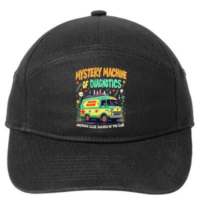 Mystery Machine Diagnostics Lab Tech Week 2025 7-Panel Snapback Hat