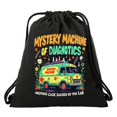 Mystery Machine Diagnostics Lab Tech Week 2025 Drawstring Bag