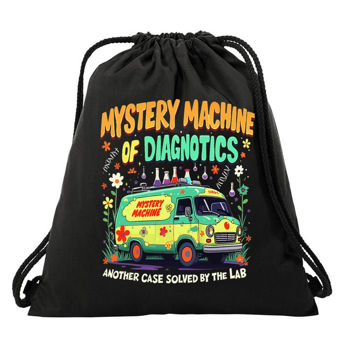 Mystery Machine Diagnostics Lab Tech Week 2025 Drawstring Bag