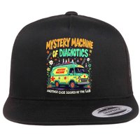 Mystery Machine Diagnostics Lab Tech Week 2025 Flat Bill Trucker Hat