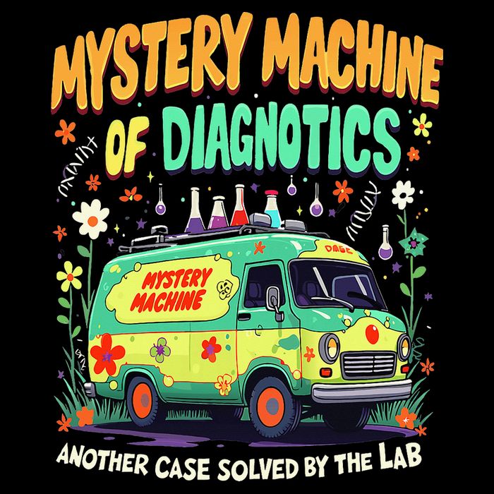 Mystery Machine Diagnostics Lab Tech Week 2025 Flat Bill Trucker Hat