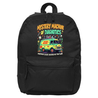 Mystery Machine Diagnostics Lab Tech Week 2025 16 in Basic Backpack