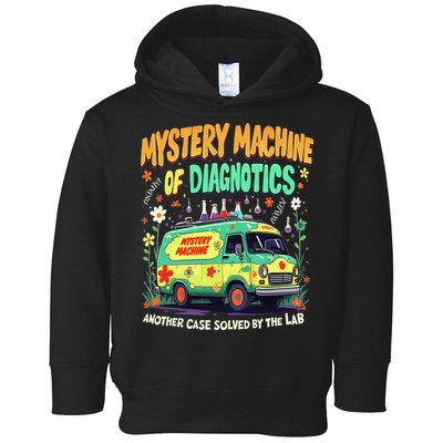Mystery Machine Diagnostics Lab Tech Week 2025 Toddler Hoodie