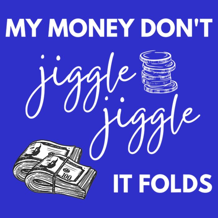 My Money Don't Jiggle Jiggle It Folds Mesh Reversible Basketball Jersey Tank