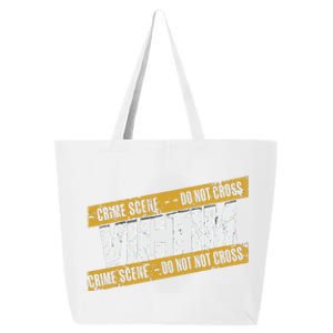 Murder Mystery Detective Documentary True Crime 25L Jumbo Tote