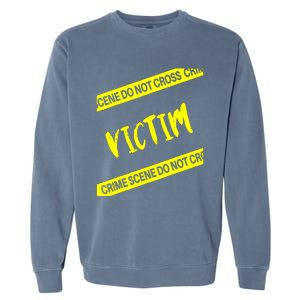 Meme Mystery Dinner Victim Garment-Dyed Sweatshirt