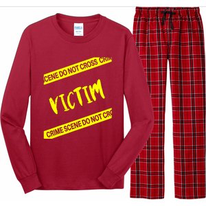 Meme Mystery Dinner Victim Long Sleeve Pajama Set