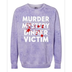 Murder Mystery Detective Documentary True Crime Colorblast Crewneck Sweatshirt