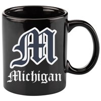 Michigan M Detroit D Logo 11oz C Handle Ceramic Mug
