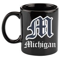 Michigan M Detroit D Logo 11oz C Handle Ceramic Mug