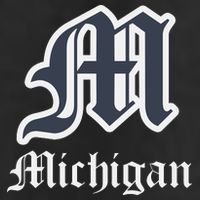 Michigan M Detroit D Logo 11oz C Handle Ceramic Mug