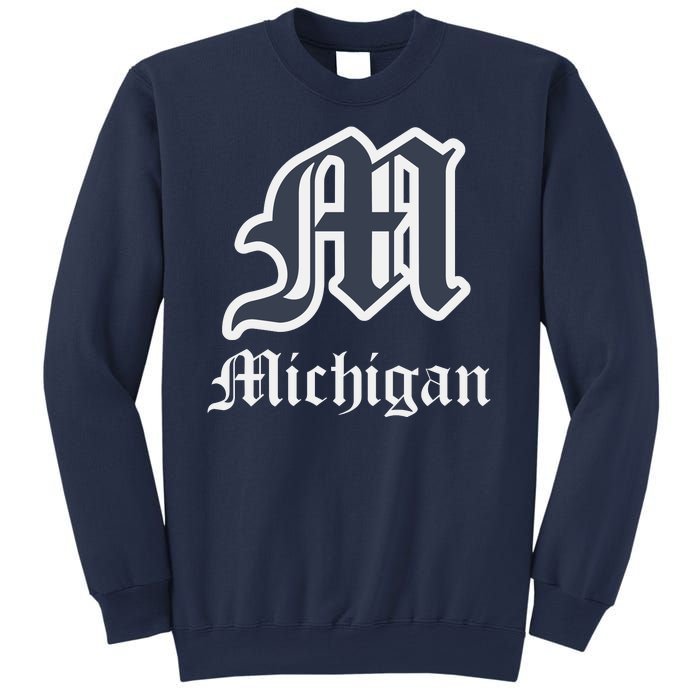 Michigan M Detroit D Logo Sweatshirt