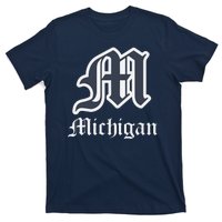 Michigan M Detroit D Logo T-Shirt