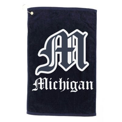 Michigan M Detroit D Logo Golf Towel