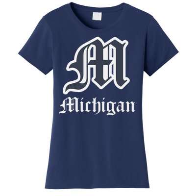 Michigan M Detroit D Logo Women's T-Shirt