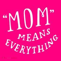 Mom Means Everything Women's V-Neck T-Shirt