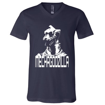 Mechagodzilla V-Neck T-Shirt