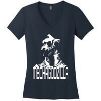 Mechagodzilla Women's V-Neck T-Shirt