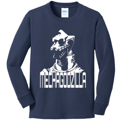 Mechagodzilla Kids Long Sleeve Shirt