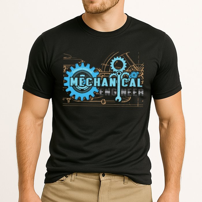 Men Mechanical Engineer For Engineer Student Engineering Cooling Performance Crew T-Shirt