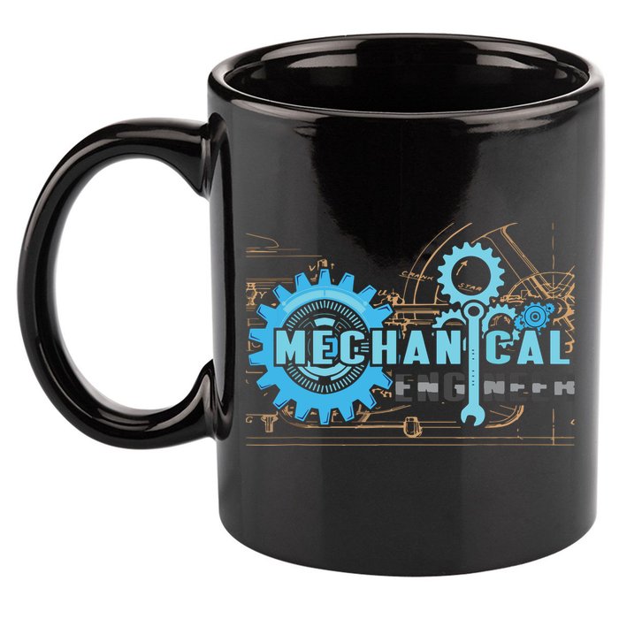 Men Mechanical Engineer For Engineer Student Engineering 11oz C Handle Ceramic Mug